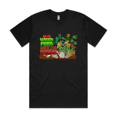 Weed Feed Mulch Repeat (red) classic fit Thumbnail