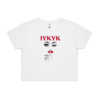 IYKYK women's crop Thumbnail